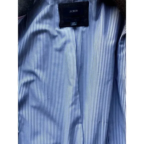 J.Crew Bristol Blazer Jacket Chocolate Brown Wool Double Breasted Size 10P - Picture 11 of 11